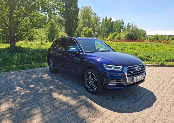 Audi SQ5 cena 215800 przebieg: 22000, rok produkcji 2020 z Racibórz małe 137